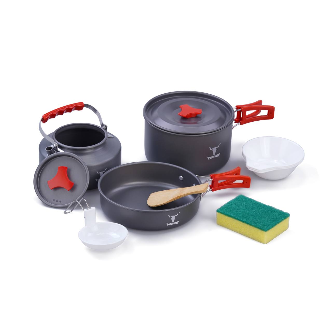 ست ظروف کوهنوردی 2 نفره کله گاوی (پکینیو) مدل Spice 2 برند Pekynew