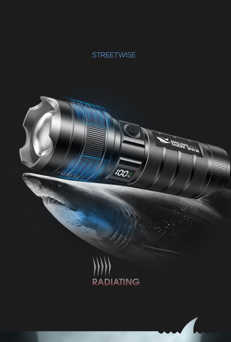 چراغ قوه اسمایلینگ شارک Smiling shark مدل SD-8101