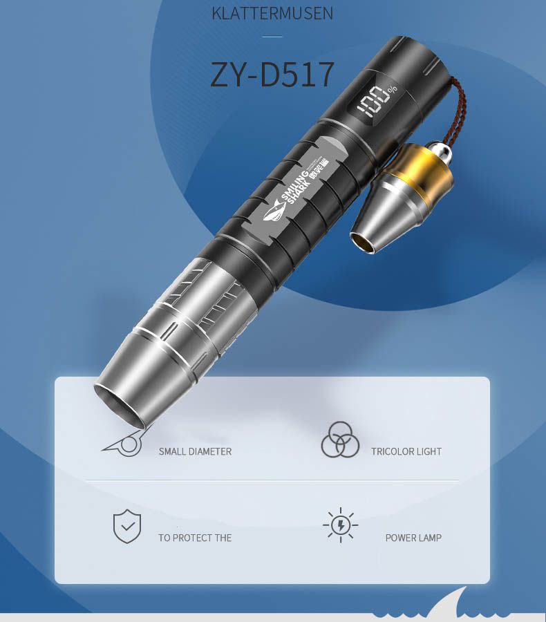 چراغ قوه (UV) اسمایلینگ شارک Smiling shark مدل ZY-D517