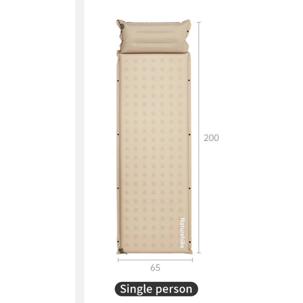 زیرانداز بادی الیاف یک نفره نیچرهایک مدل CNK2550WS025